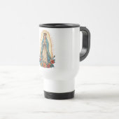 Blessed Virgin of Guadalupe Travel Mug (Devant droit)