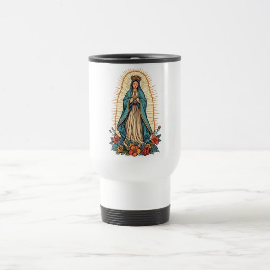 Blessed Virgin of Guadalupe Travel Mug (Centre)
