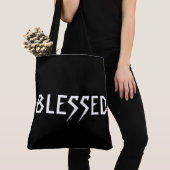 "BLESSED" w/QUOTE: "Leven voor de Grit & Glory." Draagtas (Dichtbij)