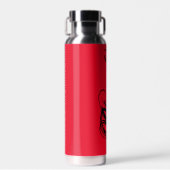 Blessed! Water Bottle (Red/Silver) Waterfles (Voorkant)