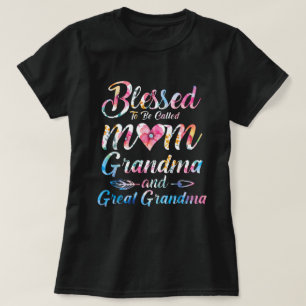 Blessed wordt grootma grootmoeder genoemd t-shirt