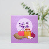 Blessed Yom Kippur Flat Kaart (Staand voorkant)