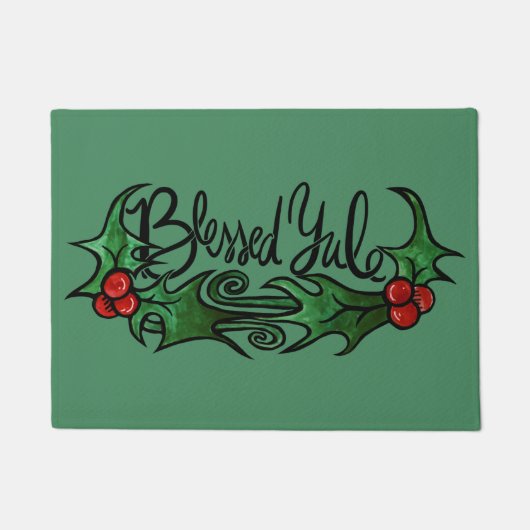 Blessed Yule Deurmat (Voorkant)