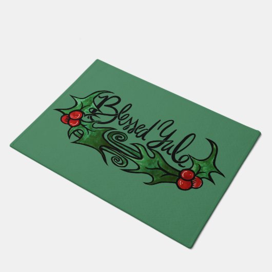 Blessed Yule Deurmat (Schuin)