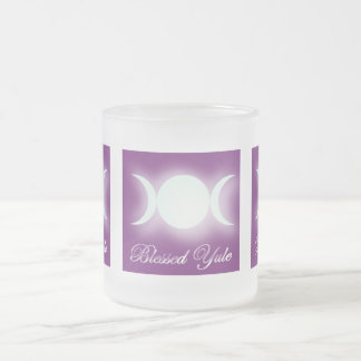 Blessed Yule (Triple Moon Goddess) Matglas Koffiemok