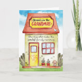 BLESSED zijn de oma's die mooie herinneringen make Bedankkaart (Voorkant)