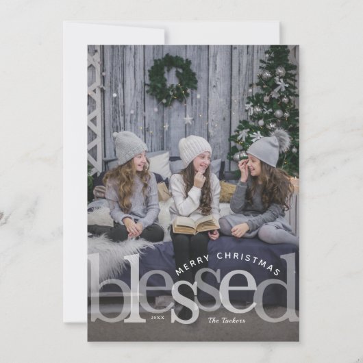 Blessenaar met kerstkaart (Voorkant)