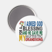 Blessing 5 KLEINZONEN Autisme T-shirts & Kleding Magneet (Voorkant / Achterkant)