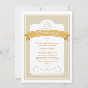 Blessing Christening Invitation