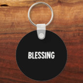 Blessing In Disguise Funny Halloween Costume Idea Sleutelhanger (Voorkant)