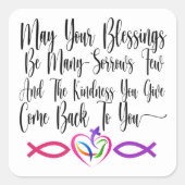 Blessing Sticker (Devant)