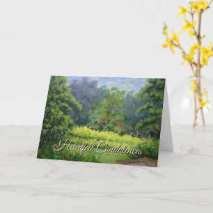 Blessings and Prayers Memorial Sympathy Card Kaart