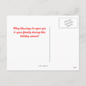 Blessings Christmas Kaart (Achterkant)