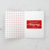 Blessings Collage | Vakantiedesfoto-Wenskaart Feestdagen Kaart (Binnen)