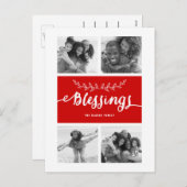 Blessings Collage | Vakantiefoto Briefkaart (Voorkant / Achterkant)