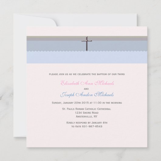 Blessings Collection Baptism Invitation (Devant)