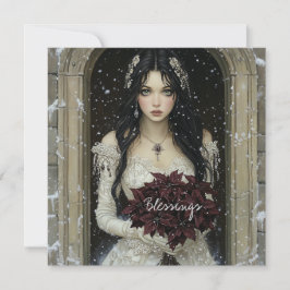 Blessings Gothic Beauty Christmas Kaart