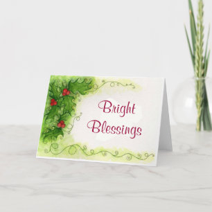 Blessings Holly Kaart