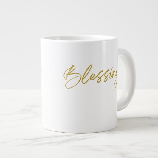Blessings Jumbo 20oz Mok (Voorkant rechts)