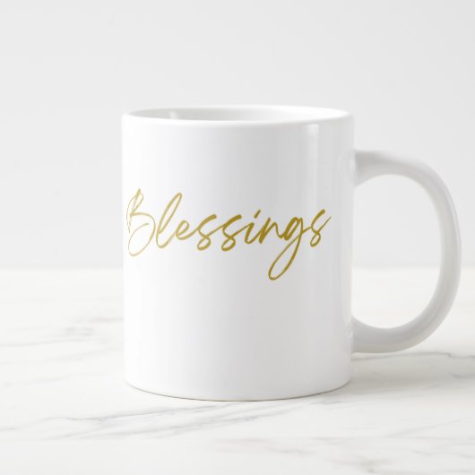 Blessings Jumbo 20oz Mok (Rechts)