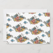 Blessure de Pâques Faire-part bébé (Dos)