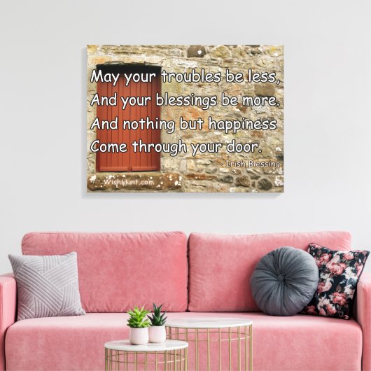 Blessure irlandaise de toile étirée par WishHunt (Insitu(Salon))