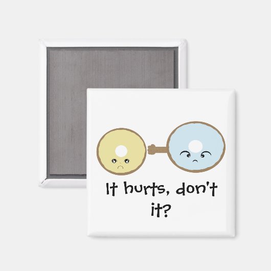 Blessure le aimant Donut version 2 (Recto/Verso)