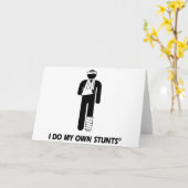 Blessure Mijn Eigen Stunts Kaart (Gele Bloem)