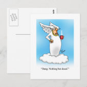 Blessures amusantes et Humour de la foi Carte post (Devant / Derrière)