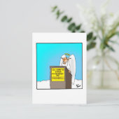 Blessures amusantes et Humour de la foi Carte post (Debout devant)