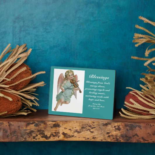 Blessures Angel Poésie Plaque (Côté)