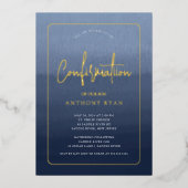 Blessures Bleues Confirmation Invitation (Recto)