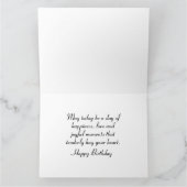 Blessures d'anniversaire Bruant - Carte d'annivers (Intérieur)
