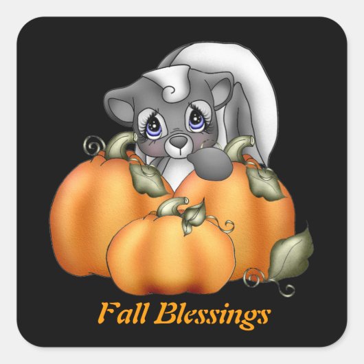 Blessures d'automne autocollant de Skunk (Devant)