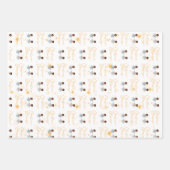 Blessures de Noël Papier à enveloppement d'ange -  (Devant 3)