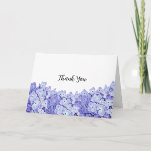 Blessures Florales simples Bleu Merci Note