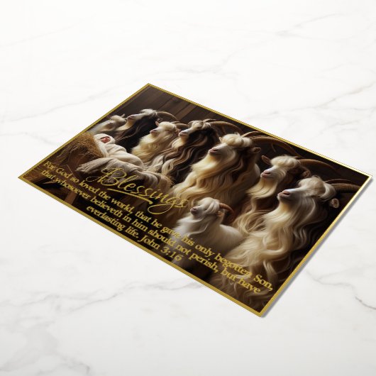 Blessures Foil Carte de Noël (Rotation)