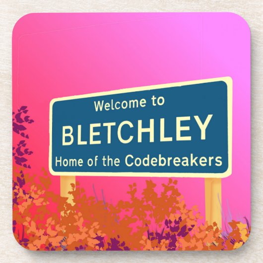 Bletchley Codebreakers Bier Onderzetter (Voorkant)