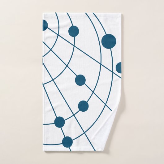 Bleu (Serviette à main)