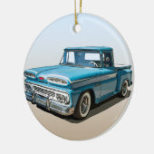 Bleu 1960 Chevy Pickup Ornement (Gauche)