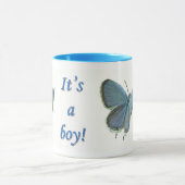 Bleu à l'Est Nouveau bébé garçon Mug (Centre)