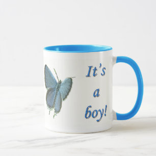 Bleu à l'Est Nouveau bébé garçon Mug