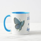 Bleu à l'Est Nouveau bébé garçon Mug (Gauche)