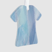 Bleu, abstrait, cool couleur de l'eau brosse art (devant)
