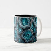 Bleu Agate Café Mug (Devant droit)