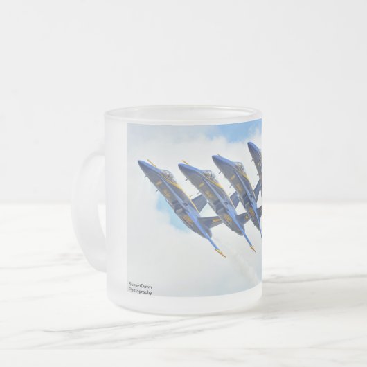 Bleu Angels Coffee Mug (Devant gauche)