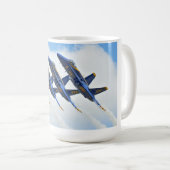 Bleu Angels Coffee Mug (Devant droit)