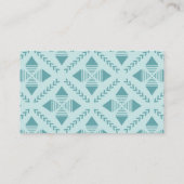 Bleu animal mignon Cartes de visite (Dos)