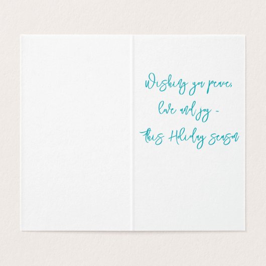 bleu arctique gelé argenté brillant à feuillage pe (Inside Unfolded)