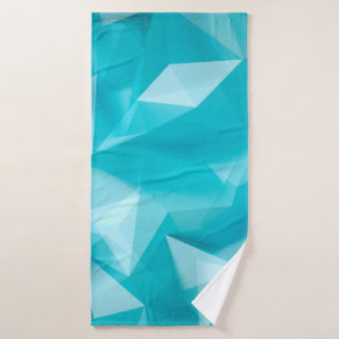 Bleu, arrière - plan turquoise avec cristaux, tri